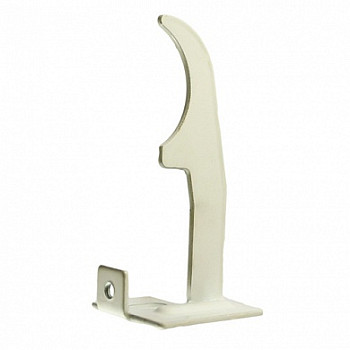 Кронштейн угловой белый для алюм. радиаторов