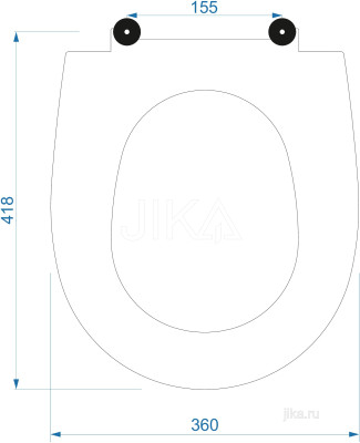 Крышка для чаши Jika Era 8.9853.5.000.063.9