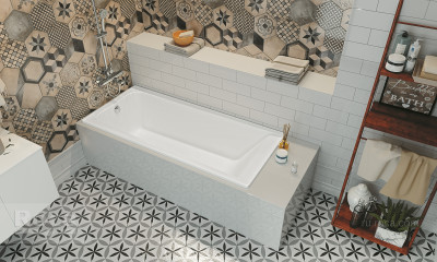 Ванна Roca Elba 170х75 прямоугольная белая 248507000