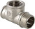 Тройник 20 (3/4") НР-ВР-ВР латун. никель. Valtec (VTr.134.N.0005)