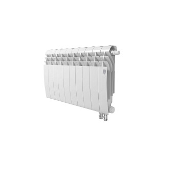 Радиатор биметаллический Royal Thermo BiLiner 350/Bianco Traffico (нижнее подключение) 8 секций
