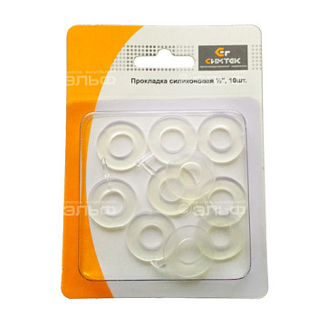 Прокладка 20 (3/4") силикон (10шт/уп.) блистер