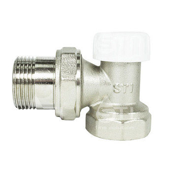 Клапан 15 запорный угловой для рад. STi (12шт/уп)