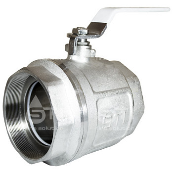 Кран 100 никел. вн/вн рычаг, вода STI