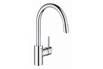 Смеситель для кухни GROHE Concetto New с высоким выдвижным изливом, хром 32663003