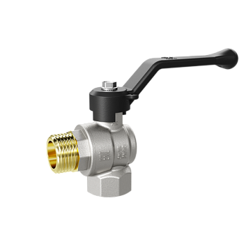 Кран 15 никел. вн/нр рычаг, угловой, вода LD Pride (уп.14шт)