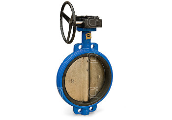 Затвор 500 Ру 16 межфланц. диск чугун c ред. Ci