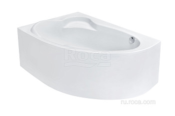 Ванна Roca Luna 170x115 асимметричная левая белая ZRU9302911