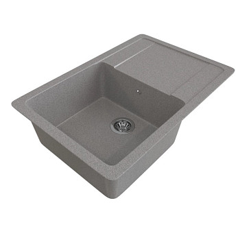 Мойка ML-GMS15 СТАНДАРТ с крылом, темно-серый (309), 640*505*185мм