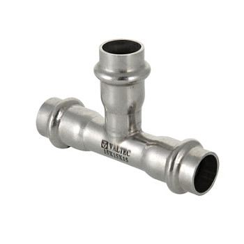Тройник 22х15х22 пресс нерж.ст. Valtec VTi.931.I.221522