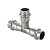 Тройник 22х15х22 пресс нерж.ст. Valtec VTi.931.I.221522