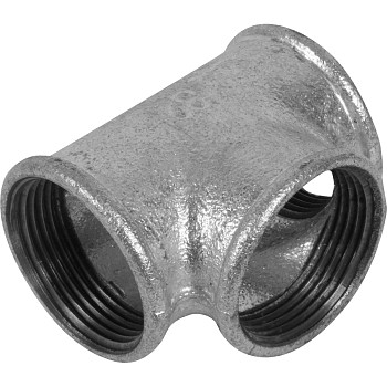 Тройник 20 чугун. оцинк.