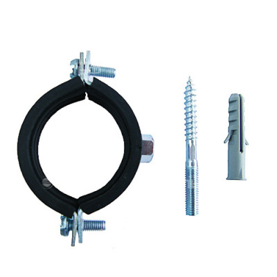 Хомут 48-54 (1 1/2") трубный/ М8 (100шт/уп)