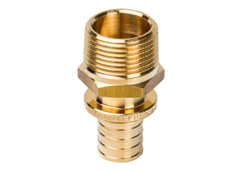 Переходник 32хR 3/4" с НР для труб из шитого полиэтилена аксиальный STOUT SFA-0001-003234
